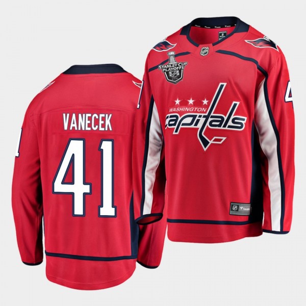 Vitek Vanecek #41 Capitals 2021 Stanley Cup Playof...