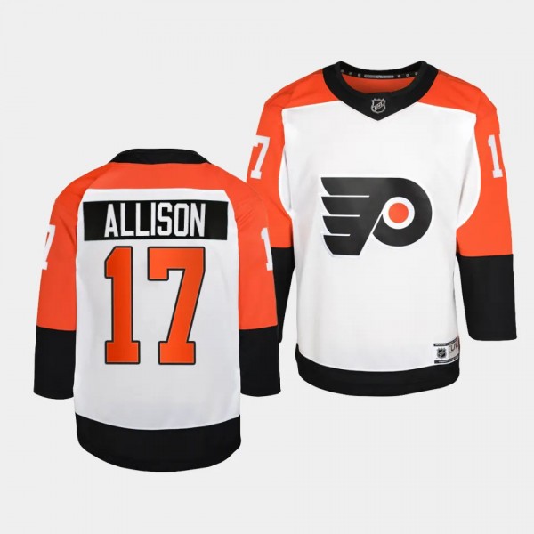 Philadelphia Flyers Wade Allison 2023-24 Away Whit...
