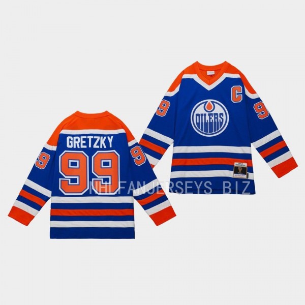 Wayne Gretzky Edmonton Oilers Blue Line 1986 Throw...