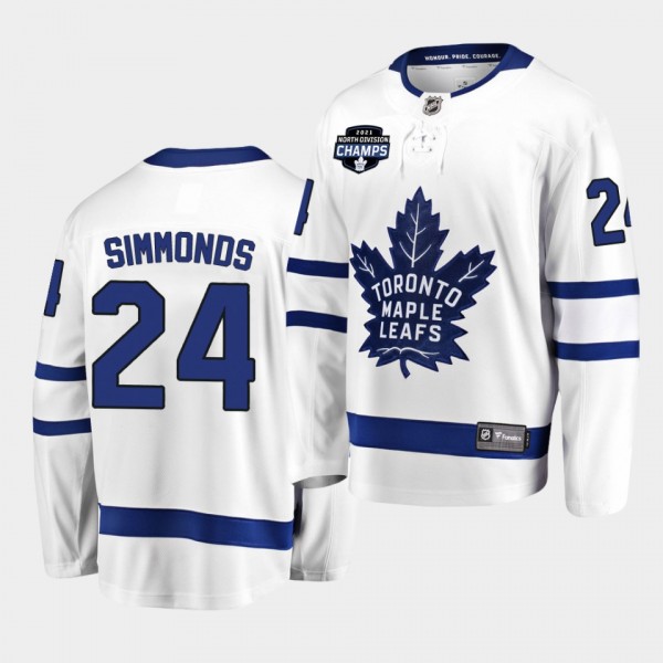 Maple Leafs Wayne Simmonds 2021 North Division Cha...