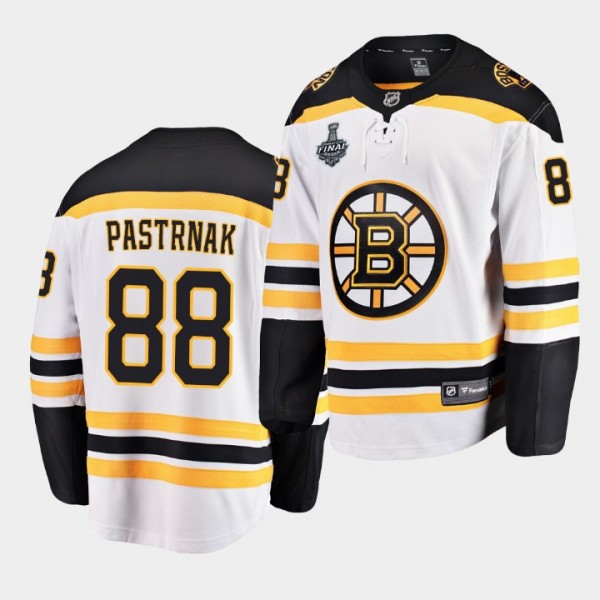 Bruins David Pastrnak #88 Away 2019 Stanley Cup Fi...
