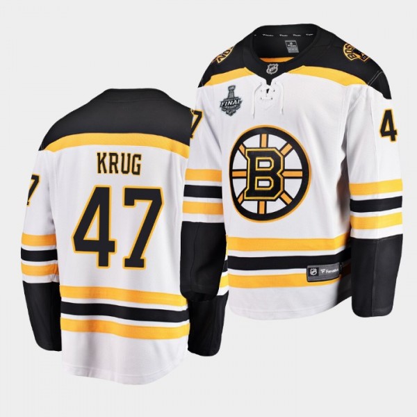 Youth Jersey Torey Krug #47 Boston Bruins Away Stanley Cup Final Bruins
