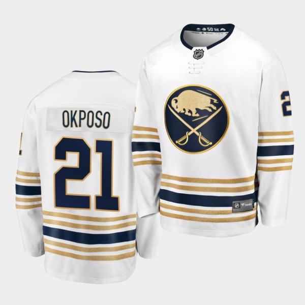Kyle Okposo #21 Sabres 50th Season 2019-20 Premier...