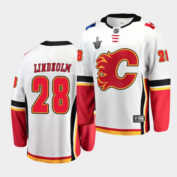 Elias Lindholm #28 Flames Stanley Cup Playoffs 201...