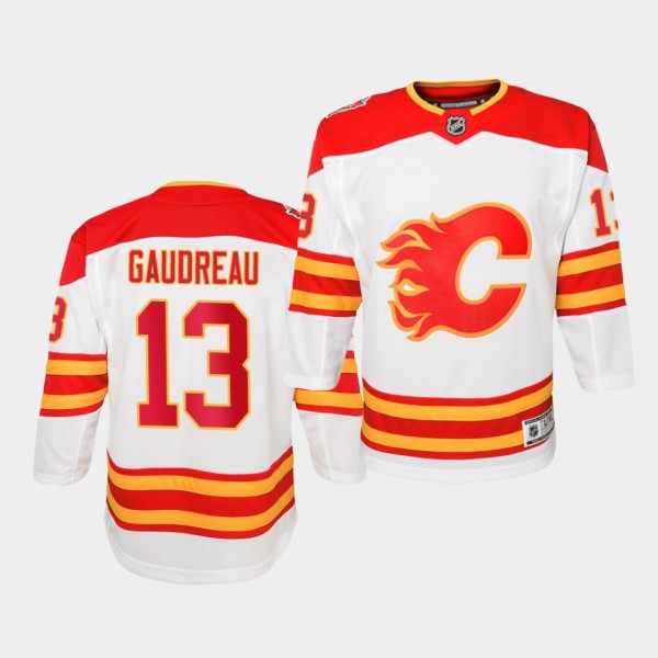 Johnny Gaudreau #13 Flames 2019 Heritage Classic P...