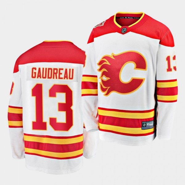 Johnny Gaudreau #13 Flames 2019 Heritage Classic B...