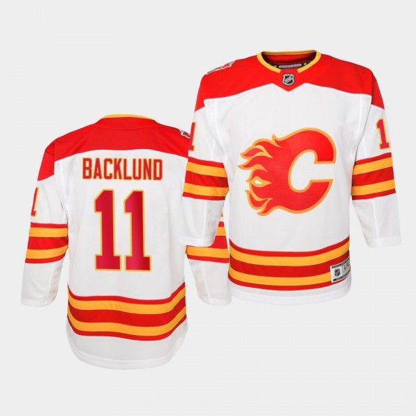 Mikael Backlund #11 Flames 2019 Heritage Classic P...