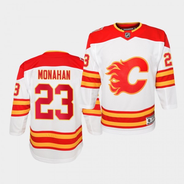 Sean Monahan #23 Flames 2019 Heritage Classic Prem...