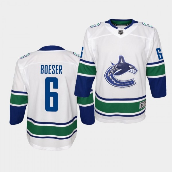 Youth Jersey Brock Boeser #6 Vancouver Canucks Pre...