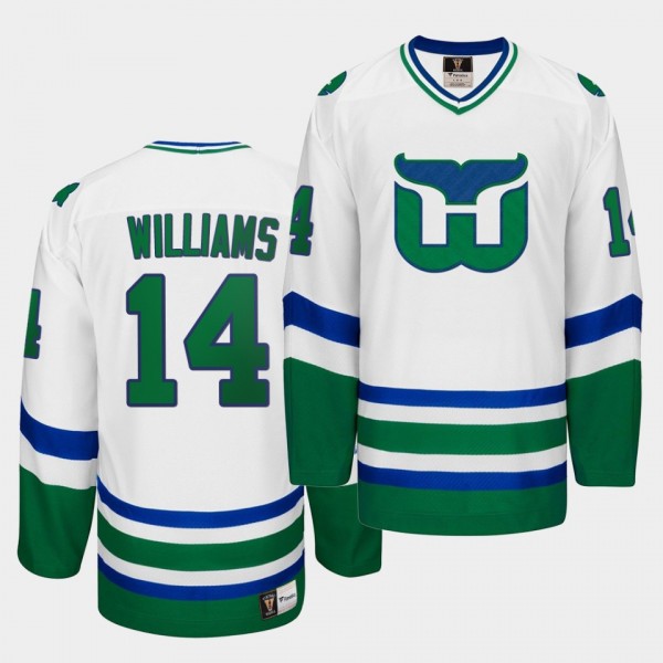 Justin Williams #14 Hartford Whalers Heritage Thro...
