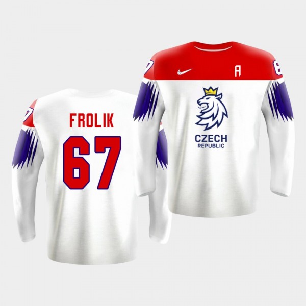 Michael Frolik #67 Czech Republic IIHF World Champ...
