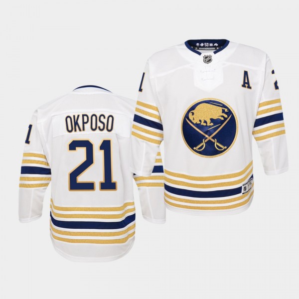 Youth Jersey Kyle Okposo #21 Buffalo Sabres Premie...
