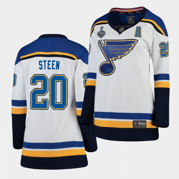 Alexander Steen #20 Blues Stanley Cup Final 2019 A...