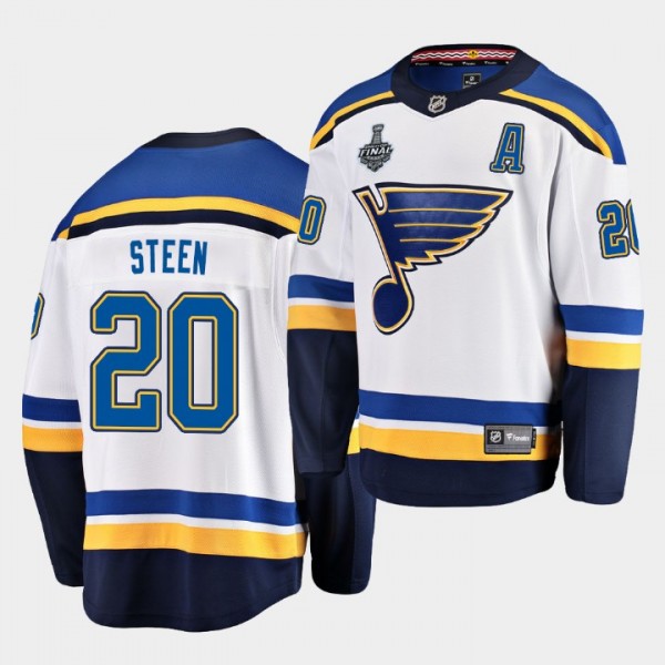 Alexander Steen #20 Blues Stanley Cup Final 2019 A...