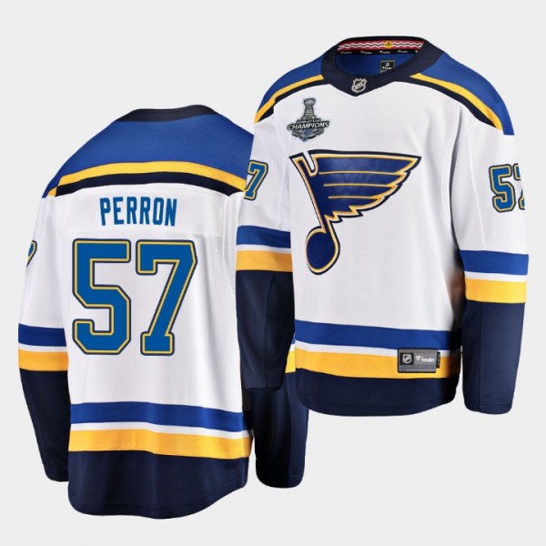 David Perron #57 Blues 2019 Stanley Cup Champions ...
