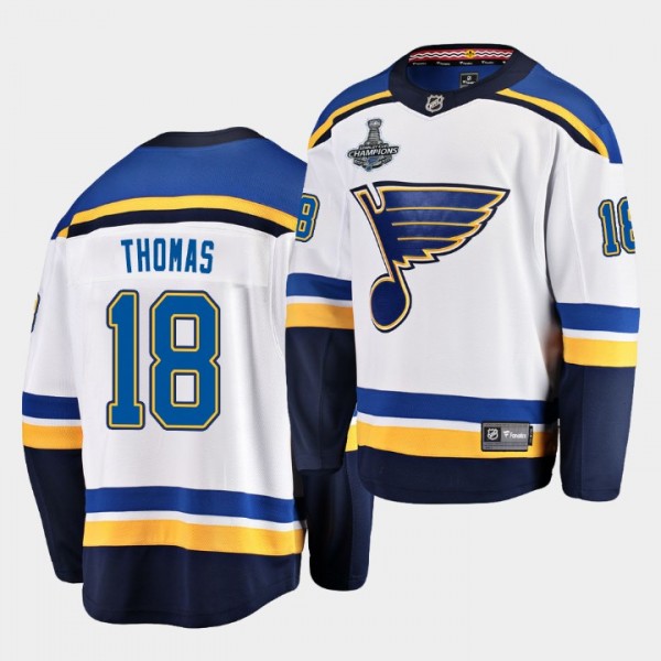 Robert Thomas #18 Blues 2019 Stanley Cup Champions...