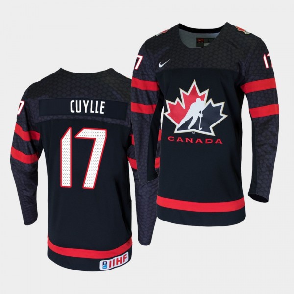 Will Cuylle 2019 Hlinka Gretzky Cup Black Jersey