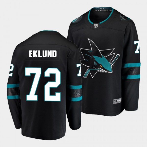 William Eklund San Jose Sharks 2021 NHL Draft Jers...