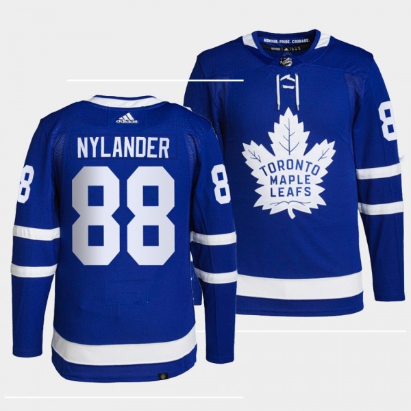 William Nylander #88 Maple Leafs Home Blue Jersey ...