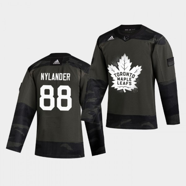William Nylander Maple Leafs #88 Authentic 2019 Veterans Day Jersey