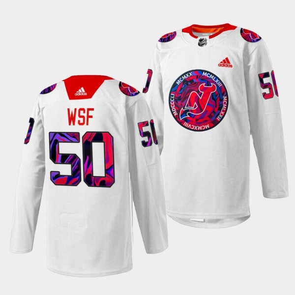 New Jersey Devils WSF Gender Equality Night #50 Wh...