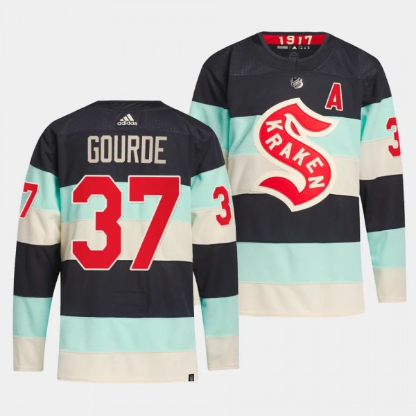 Seattle Kraken 2024 NHL Winter Classic Yanni Gourd...