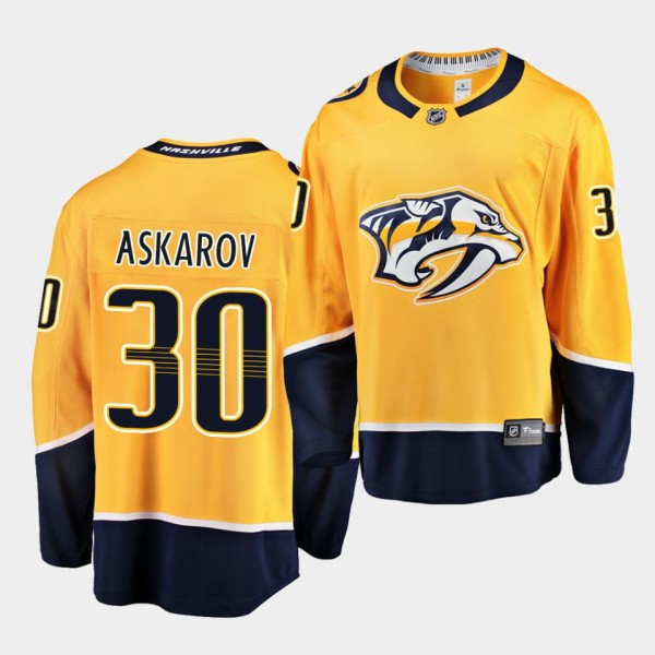 Yaroslav Askarov Nashville Predators 2020 NHL Draf...