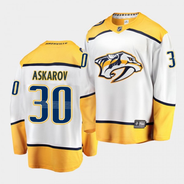 Yaroslav Askarov Nashville Predators 2020 NHL Draf...