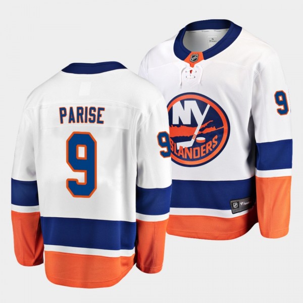 Zach Parise New York Islanders 2021-25 Away White ...