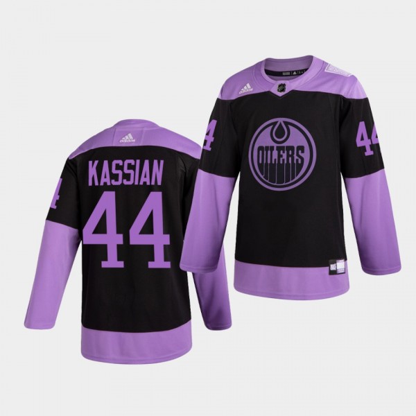 Edmonton Oilers Zack Kassian HockeyFightsCancer Je...
