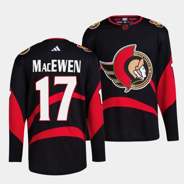 Zack MacEwen Ottawa Senators Reverse Retro 2.0 Bla...